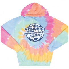 Unisex Tie-Dye Fleece Hoodie
