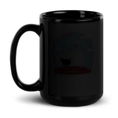 15oz Black Glossy Mug