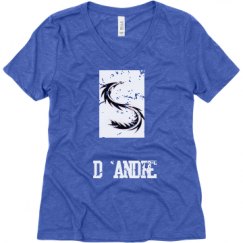 Ladies Relaxed Fit Super Soft Triblend V-Neck Tee