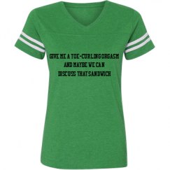 Ladies Relaxed Fit Vintage Sports Tee