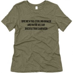 Ladies Relaxed Fit Super Soft Triblend Tee