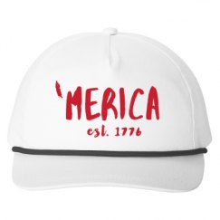 Snapback Five-Panel Rope Hat