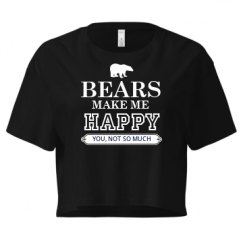 Ladies Festival Cali Crop Top Tee