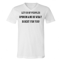 Unisex V-Neck Jersey Tee