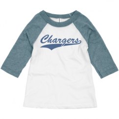 Toddler 3/4 Sleeve Raglan Tee