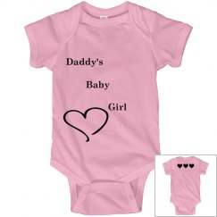 Daddy's baby girl onesie