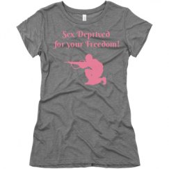 Ladies Slim Fit Super Soft Triblend Tee