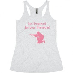 Ladies Slim Fit Super Soft Racerback Triblend Tank