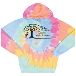 Unisex Tie-Dye Fleece Hoodie
