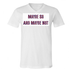 Unisex V-Neck Jersey Tee