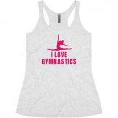 Ladies Slim Fit Super Soft Racerback Triblend Tank