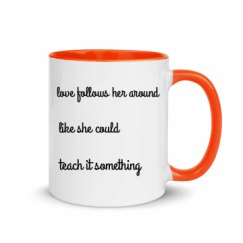 11oz Ceramic Mug with Color Inside