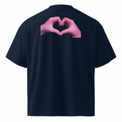 Unisex Organic Oversized High Neck T-Shirt