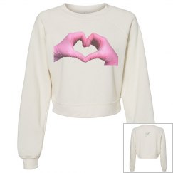 Pink Glove Love Lucy LaRue Fleece Sweater