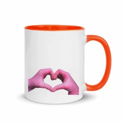11oz Ceramic Mug with Color Inside