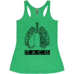 Ladies Slim Fit Super Soft Racerback Triblend Tank