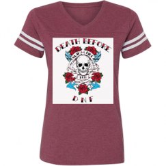 Ladies Relaxed Fit Vintage Sports Tee