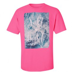 Unisex Ultra Cotton Safety Neon Crewneck Tee