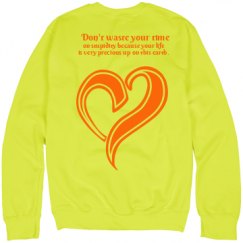 Unisex Neon Crewneck Sweatshirt