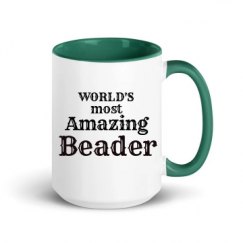 15oz Ceramic Mug with Color Inside