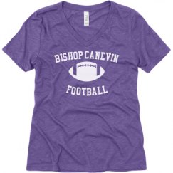 Ladies Relaxed Fit Super Soft Triblend V-Neck Tee