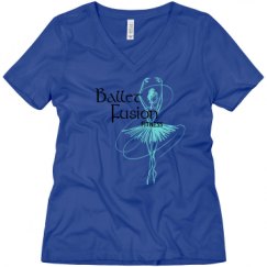 Ladies Relaxed Fit V-Neck Tee