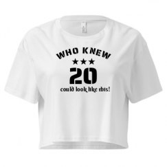 Ladies Festival Cali Crop Top Tee