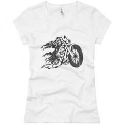 Ladies Slim Fit Basic Promo Jersey Tee