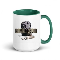 15oz Ceramic Mug with Color Inside