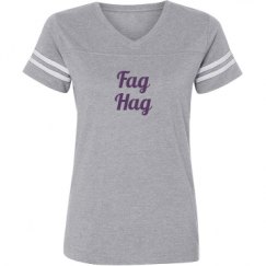 Ladies Relaxed Fit Vintage Sports Tee