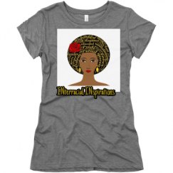 Ladies Slim Fit Super Soft Triblend Tee