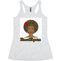 Ladies Slim Fit Super Soft Racerback Triblend Tank