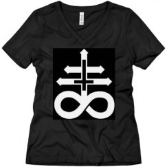 Ladies Relaxed Fit V-Neck Tee