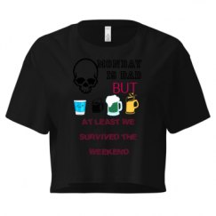 Ladies Festival Cali Crop Top Tee