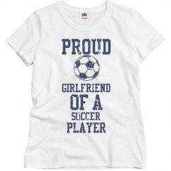 Proud soccer girlfriend