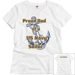 Proud Dad Navy Shirt