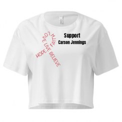 Ladies Festival Cali Crop Top Tee