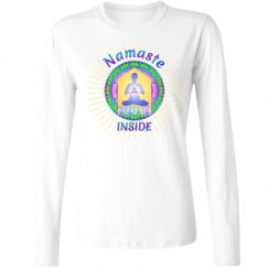 Ladies Relaxed Fit Basic Long Sleeve Tee