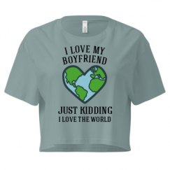 Ladies Festival Cali Crop Top Tee