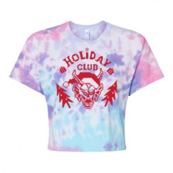 Women's Tie Dye Crop Top Tee