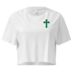 Ladies Festival Cali Crop Top Tee