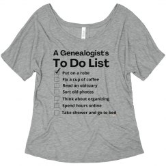 To Do List Flowy Shirt