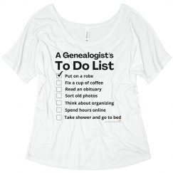 To Do List Flowy Shirt