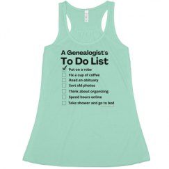 Ladies Flowy Racerback Tank