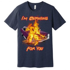 Burning For You Rock N Roll Lyric Tee