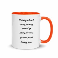 11oz Ceramic Mug with Color Inside