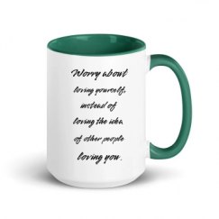 15oz Ceramic Mug with Color Inside