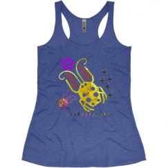Ladies Slim Fit Super Soft Racerback Triblend Tank