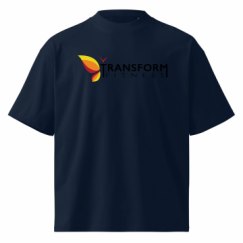 Unisex Organic Oversized High Neck T-Shirt