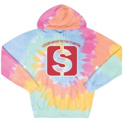 Unisex Tie-Dye Fleece Hoodie